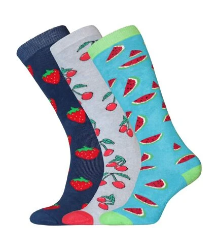 GENERIC Chaussettes Pour Bottes - Femme (Bleu / Gris / Bleu Marine) - UTUT1240 1 GENERIC Chaussettes Pour Bottes - Femme (Bleu / Gris / Bleu Marine) - UTUT1240