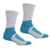 Regatta - Chaussettes Pour Bottes SAMARIS SEASON - Femme (Gris Clair / Bleu Vif) - UTRG6046