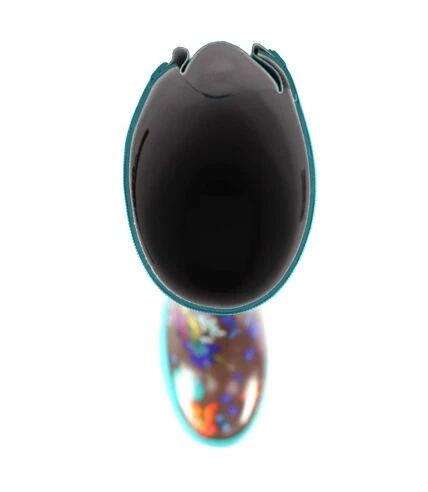 Laurence Llewelyn-Bowen - Bottes De Pluie BEST BONNET - Femme (Bleu Sarcelle / Marron) - UTGS408 4 Laurence Llewelyn-Bowen - Bottes De Pluie BEST BONNET - Femme (Bleu Sarcelle / Marron) - UTGS408 – Image 4