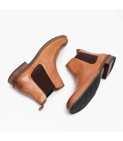 Roamers - Bottes GUSSET - Homme (Marron Clair) - UTDF1695 4 Roamers - Bottes GUSSET - Homme (Marron Clair) - UTDF1695 – Image 4