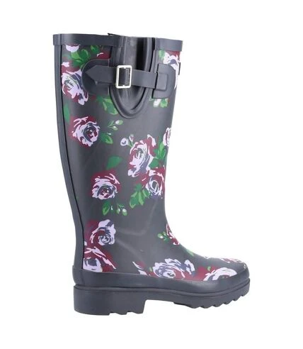 Cotswold - Bottes De Pluie - Femme (Noir / Violet) - UTFS8355 4 Cotswold - Bottes De Pluie - Femme (Noir / Violet) - UTFS8355 – Image 4