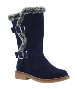 Hush Puppies - Bottes MEGAN - Femme (Bleu Marine) - UTFS7552