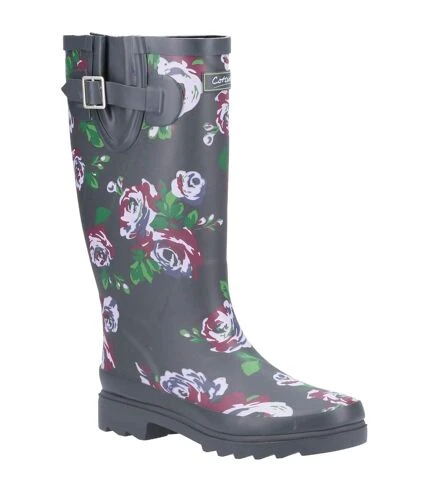 Cotswold - Bottes De Pluie - Femme (Noir / Violet) - UTFS8355 1 Cotswold - Bottes De Pluie - Femme (Noir / Violet) - UTFS8355