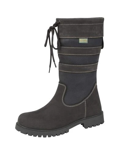 Woodland - Bottes Mi-mollet - Femme (Noir / Bleu Marine) - UTDF2256 1 Woodland - Bottes Mi-mollet - Femme (Noir / Bleu Marine) - UTDF2256