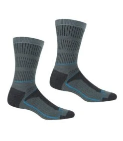 Regatta - Chaussettes Pour Bottes SAMARIS SEASON - Femme (Gris Bleu / Bleu Vif) - UTRG6074