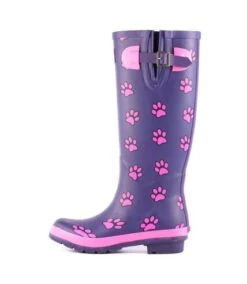 Lazy Dogz - Bottes De Pluie COOKIE - Femme (Bleu) - UTGS226 -Regatta Hiver Magasin 2E90095669FCD310A31B82D426A2BF773809F80915B709399C343C94363A5067