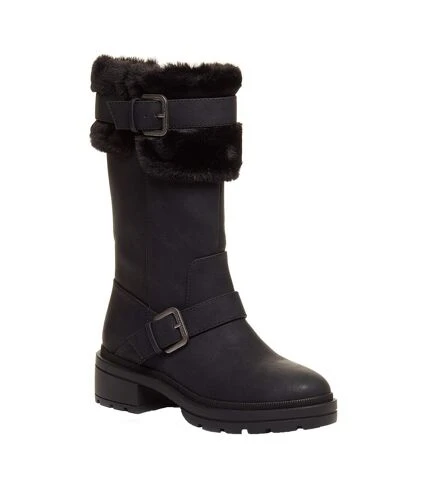 Rocket Dog - Bottes Hautes - Femme (Noir) - UTFS8280 1 Rocket Dog - Bottes Hautes - Femme (Noir) - UTFS8280