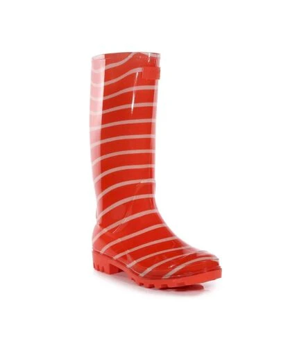 Regatta - Bottes De Pluie WENLOCK - Femme (Rouge Clair) - UTRG7817 1 Regatta - Bottes De Pluie WENLOCK - Femme (Rouge Clair) - UTRG7817