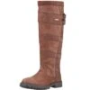 Dublin - Bottes Mi-mollet DARENT - Femme (Marron Foncé) - UTWB1796