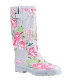 Cotswold - Bottes De Pluie - Femme (Gris / Rose) - UTFS8355