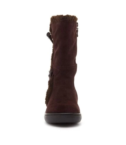 Rocket Dog - Bottes SLOPE - Femme (Marron Foncé) - UTFS6571 4 Rocket Dog - Bottes SLOPE - Femme (Marron Foncé) - UTFS6571 – Image 4