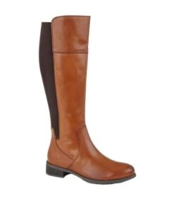 Cipriata - Bottes Hauteur Genoux SILVIA - Femme (Marron Clair) - UTDF1875
