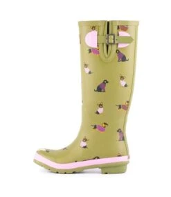 Lazy Dogz - Bottes De Pluie HARPER - Femme (Vert) - UTGS227 -Regatta Hiver Magasin 50B4312A830AE341B33E7E6A6DBAD436BCF5231A15920B7EDA9257B31649CD88