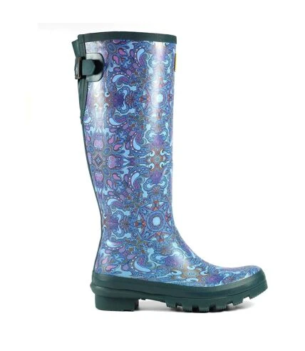 Laurence Llewelyn-Bowen - Bottes De Pluie PERICOLOSO - Femme (Bleu) - UTGS409 3 Laurence Llewelyn-Bowen - Bottes De Pluie PERICOLOSO - Femme (Bleu) - UTGS409 – Image 3