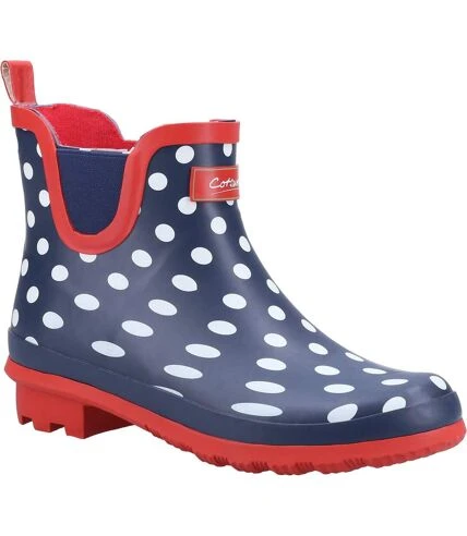 Cotswold - Bottes De Pluie BLAKNEY - Femme (Bleu / Rouge) - UTFS8448 1 Cotswold - Bottes De Pluie BLAKNEY - Femme (Bleu / Rouge) - UTFS8448