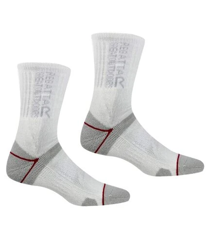 Regatta - Chaussettes Pour Bottes BLISTER PROTECTION - Femme (Gris Clair / Blanc) - UTRG6000 -Regatta Hiver Magasin 763859ED921CB4255EA362F10389778B92858B7FE30FF4719F0FB5BF3F3CB5C5