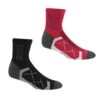 Regatta - Chaussettes Pour Bottes - Femme (Noir / Rouge Vif) - UTRG6076