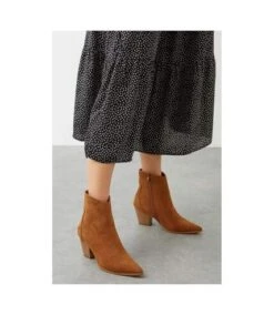 Dorothy Perkins - Bottes AUBREY WESTERN - Femme (Marron Clair) - UTDP1328 -Regatta Hiver Magasin 8C064AAAC9A01BD37D167A5220E25413DEDE99131E6D952B32C72AA1107D6FAF