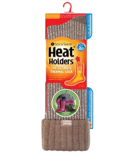 Chaussettes De Bottes Femme Hautes Thermiques 2 Chaussettes De Bottes Femme Hautes Thermiques – Image 2