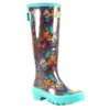 Laurence Llewelyn-Bowen - Bottes De Pluie BEST BONNET - Femme (Bleu Sarcelle / Marron) - UTGS408