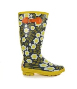 Regatta - Bottes De Pluie ORLA - Femme (Noir / Jaune / Vert) - UTRG8551 -Regatta Hiver Magasin A175E8E305F5336D8A15F18B1AA085619282716DC9E189026899396F4F0977B3