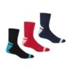 Regatta - Chaussettes Pour Bottes - Femme (Noir / Rouge Vif / Bleu Marine) - UTRG6287