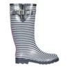 Trespass - Bottes De Pluie SAMIRA - Femme (Bleu Marine/blanc) - UTTP4178