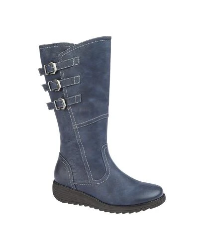 Cipriata - Bottes Hauteur Genoux LATINA - Femme (Bleu Marine) - UTDF2023 1 Cipriata - Bottes Hauteur Genoux LATINA - Femme (Bleu Marine) - UTDF2023