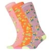 GENERIC Chaussettes Pour Bottes - Femme (Lilas / Corail) - UTUT1239