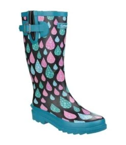 Cotswold Burghley - Bottes En Caoutchouc à Motif - Femme (Gouttes) - UTFS3997