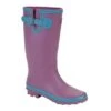 StormWells - Bottes De Pluie - Femme (Lilas / Turquoise Vif) - UTDF2170