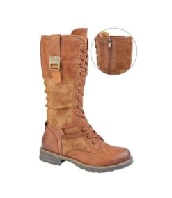 Cipriata - Bottes Hauteur Genoux GABRIELA - Femme (Marron Clair) - UTDF1983