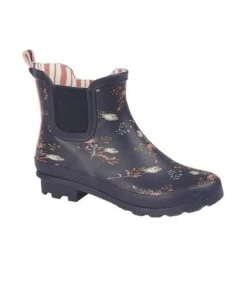 StormWells - Bottes De Pluie - Femme (Bleu Marine) - UTDF2012