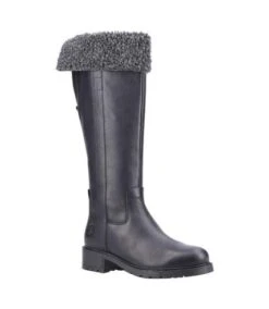 Cotswold - Bottes Mi-mollet CHELTENHAM - Femme (Noir) - UTFS9664