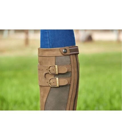 Dublin - Bottes Hautes D'équitation - Femme (Marron Foncé) - UTWB1808 4 Dublin - Bottes Hautes D'équitation - Femme (Marron Foncé) - UTWB1808 – Image 4