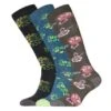 GENERIC Chaussettes Pour Bottes - Femme (Bleu Sarcelle / Gris / Vert) - UTUT1239