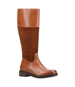 Hush Puppies - Bottes Hauteur Genoux KITTY - Femme (Marron Clair) - UTFS9410