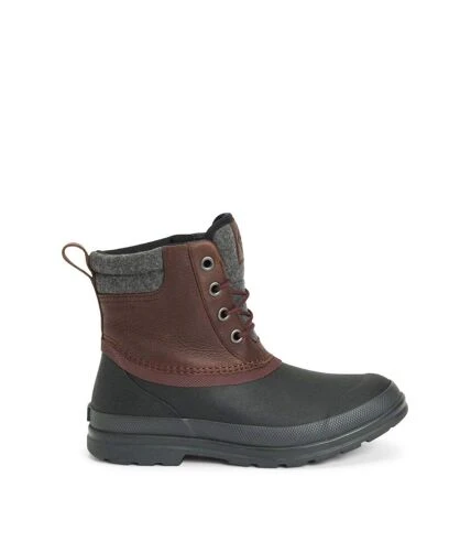 Muck Boots - Bottes De Pluie ORIGINALS DUCK LACE - Femme (Marron / Noir) - UTFS8753 4 Muck Boots - Bottes De Pluie ORIGINALS DUCK LACE - Femme (Marron / Noir) - UTFS8753 – Image 4
