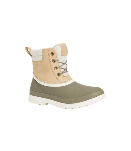 Muck Boots - Bottes De Pluie ORIGINALS DUCK LACE - Femme (Taupe / Marron Clair) - UTFS8566 1 Muck Boots - Bottes De Pluie ORIGINALS DUCK LACE - Femme (Taupe / Marron Clair) - UTFS8566